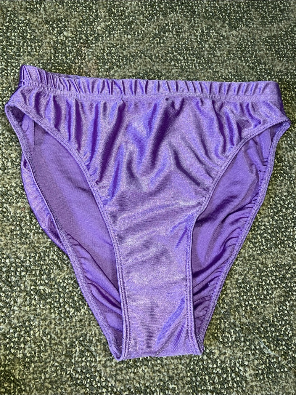 shiny liquid satin second skin bikini sissy panties cheer bottoms Made USA lrg